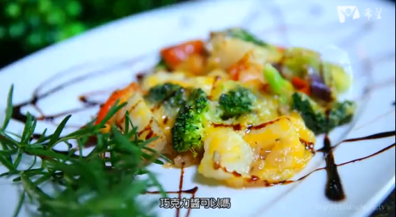 1. (1)中式豆腐派 (2)焗烤蔬菜